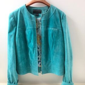 Vintage leather suede jacket